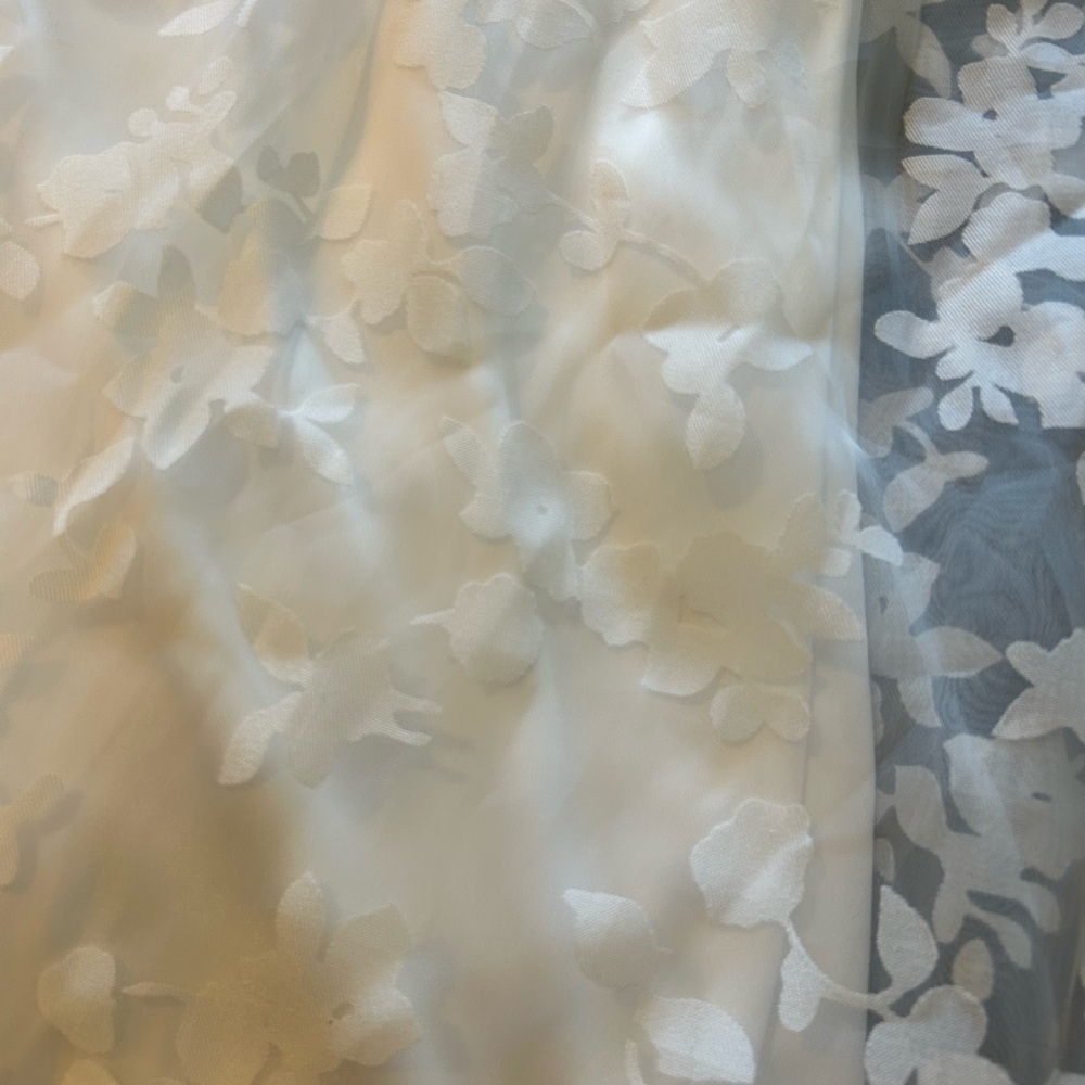 lulus off the shoulder white mini dress, size L - Picture 7 of 7